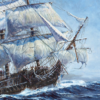 Serapis - Original oil painting by Eric Soller